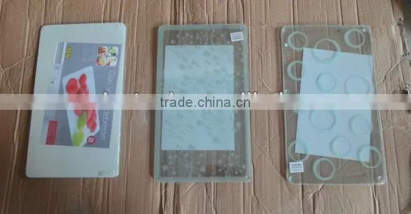 Colored glass cutting board / Glass chopping board / Tempered glass cutting board