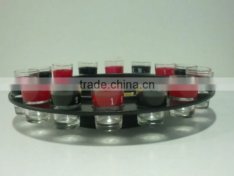 hot-selling spin&shot glass with high quality