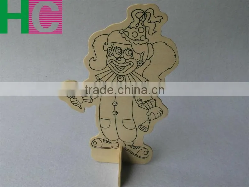 DIY wood Paint Set for Kids,children wooden toy painting