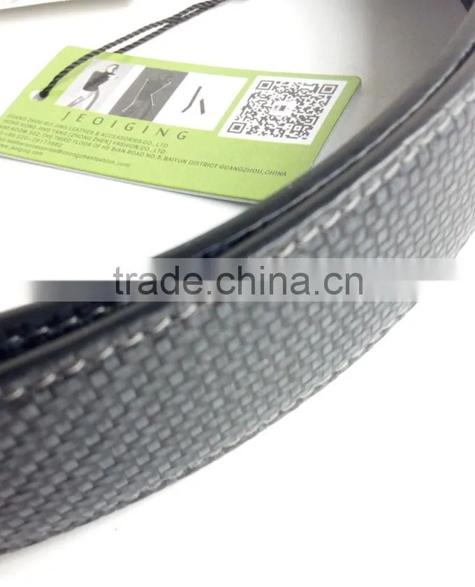 J10762 Pin Buckle Belt For Besiness Man Chrome buckle