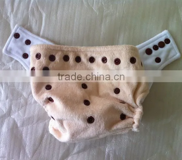 Newborn minky cloth diaper for baby in high quality