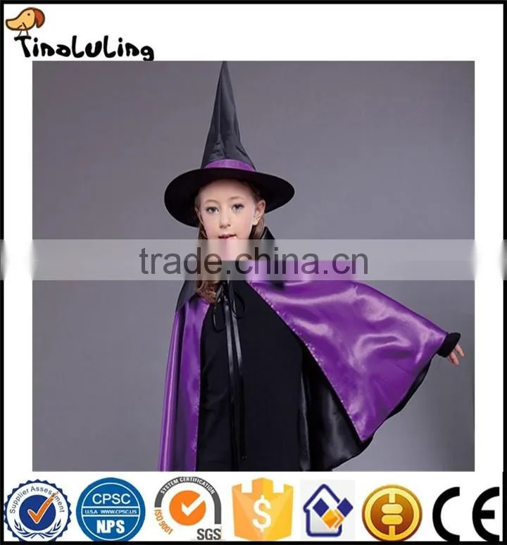 Children Witch Cloak Cosplay Halloween Cloak Children's Day Halloween Performance Cloak