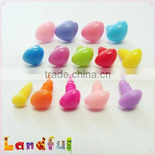 12mm Grass Green Apple Color Safety Nose Triangle Nose Doll Nose