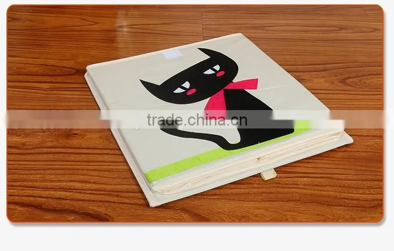 cotton canvas storage bin /box for toy organizer