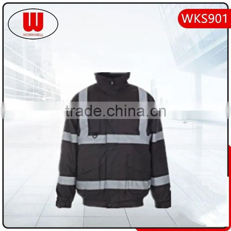 wholesale protective black bomber jacket