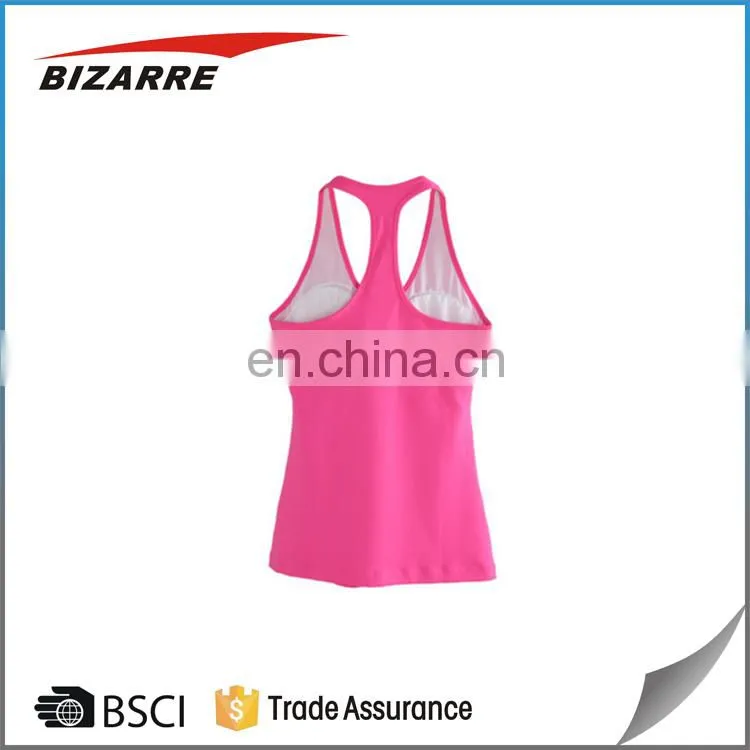 High quality womens tank top polyester singlet