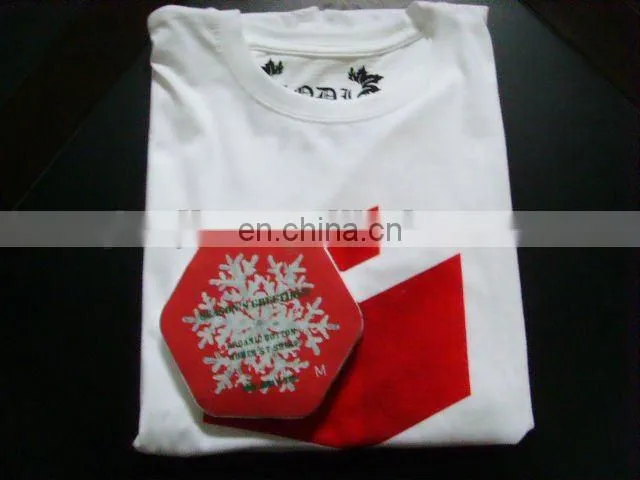 compressed t-shirt in customized shape