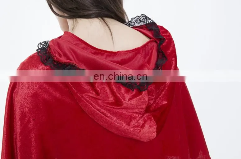 Hight quality women party little red riding hood costume