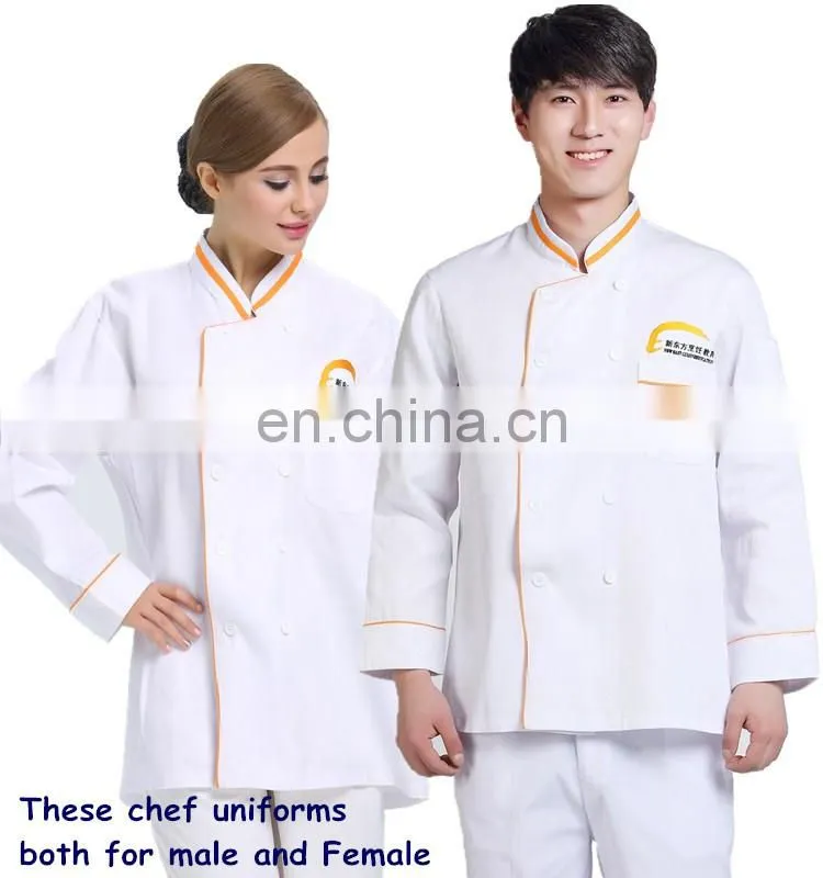 Cheap restaurant kitchen uniform chef coat for sale