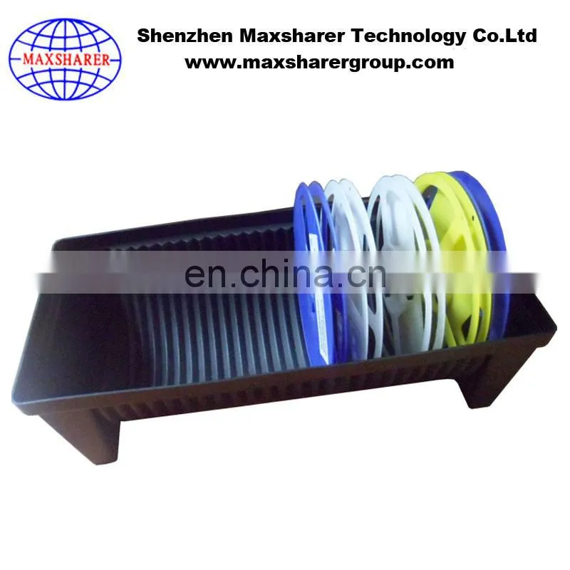 Factory customize IC PCB rolling component storage plastic antistatic tray