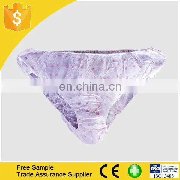 Ladies Nonwoven Underwear/ Women Spa Disposable pants