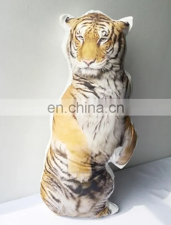 2016 Fashion cheap plush 3d printing home decorative dog pillow