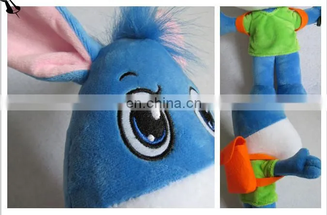 Best quality custom logo printed donkey custom plush toys