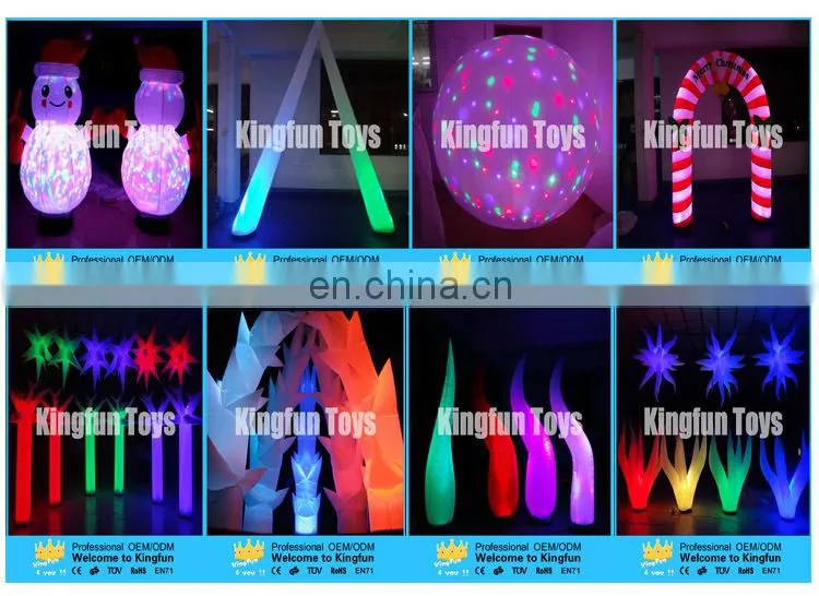 Led infatable deractive star for stage/pub/bar/event/festival