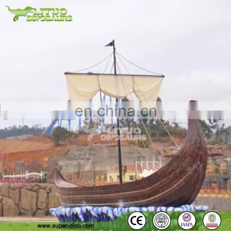 Theme Golf Decor Pirate Ship Statue For Sale