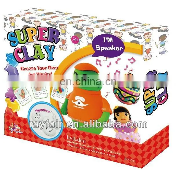 DIYsuper clay /art works clay/speaker