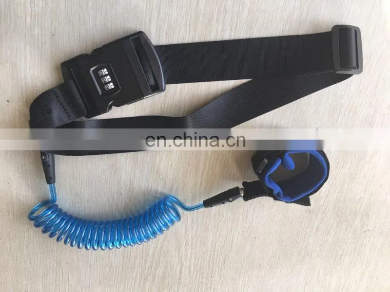 amazon Baby Child Anti-Lost Wrist leash and Adjustable Waist Belt/Waistband with Safety Combination Lock Security Wire Rope