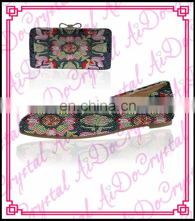 Aidocrystal italian shoes and bags to match women women flat shoes latest style
