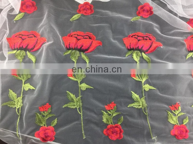 wholesale embroidry lace fabric textile lace factory