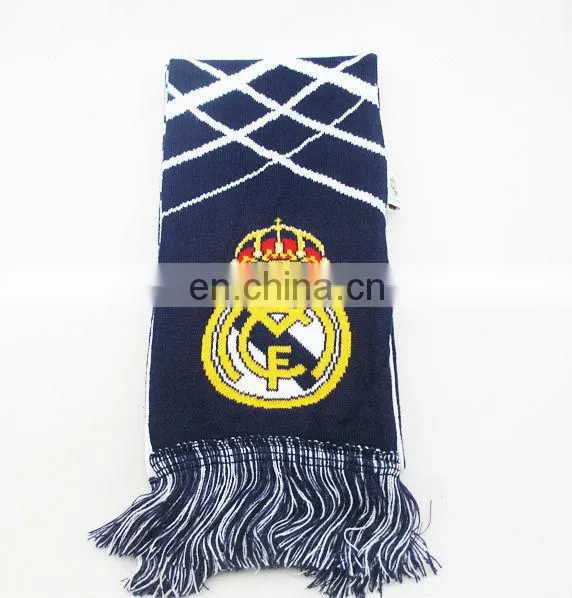 Wholesale football fan scarf and hat