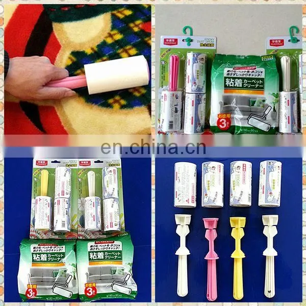 Lint Roller With plastic Handle for dresses