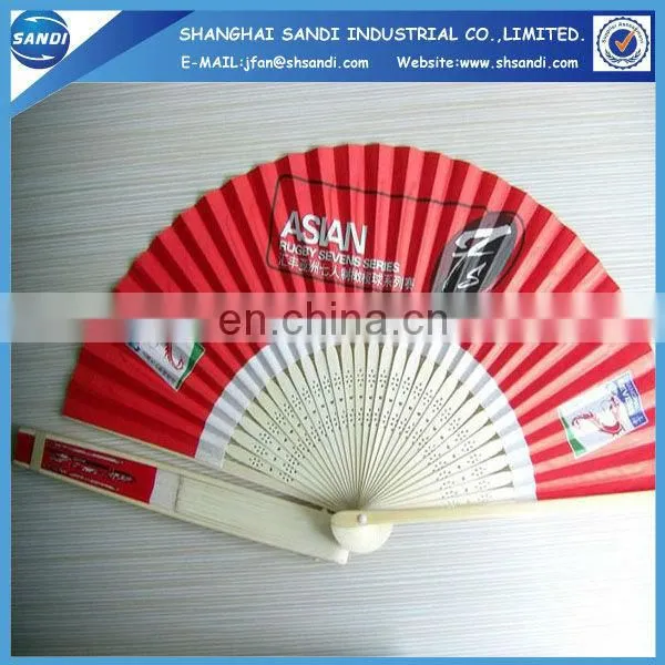promotion wooden fan handle