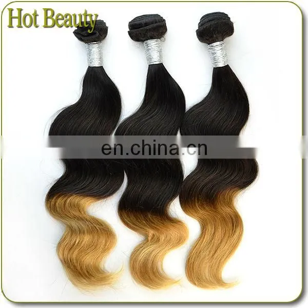 Wholesale Unprocessed Queen Virgin Human Hair Ombre Loose Weave