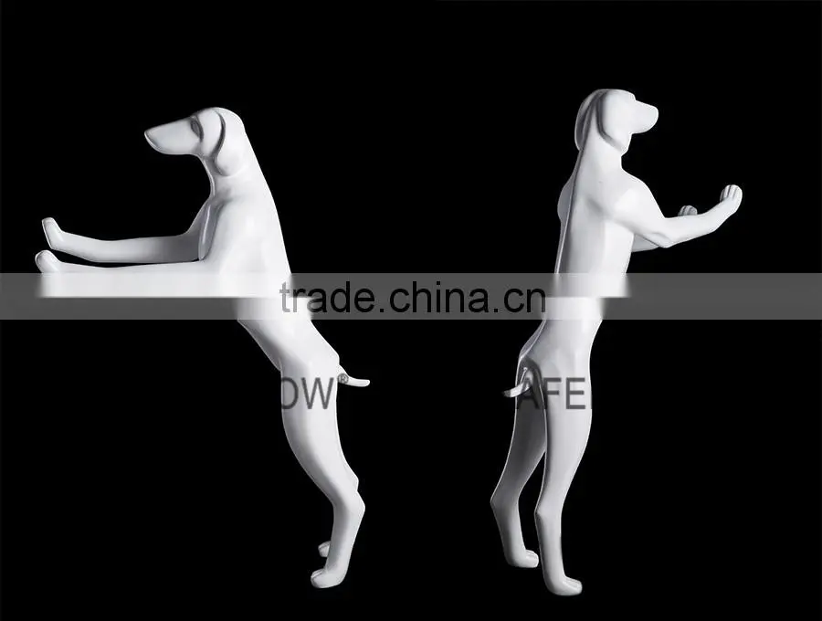 Fashion white pet dog mannequins for sale