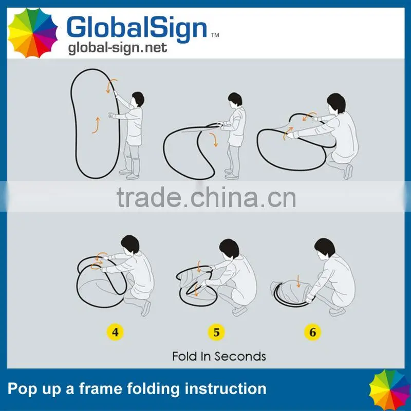 Shanghai GlobalSign customized pop up a frame