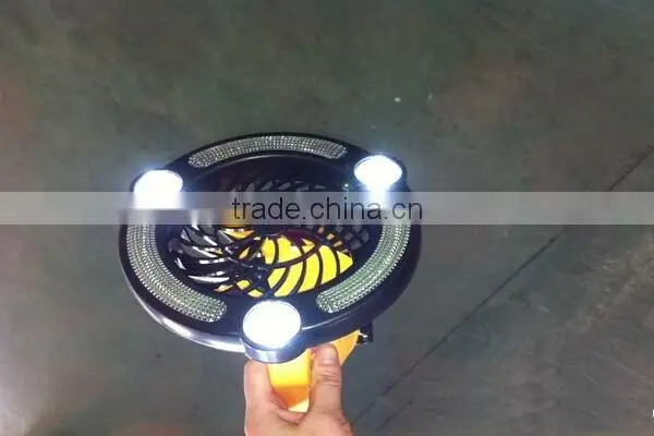 China made camping led light emergency rechargeable fan