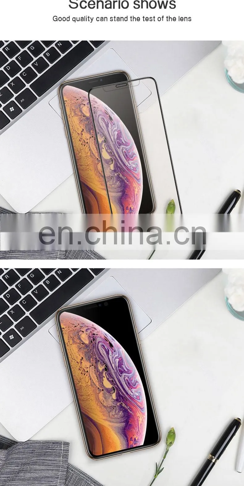 Screen Protector Full Screen Cover Film For iPhone 6/7/8 for Honor 8X mobile phone Screen Protector tempered glass
