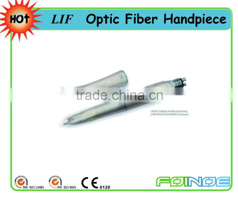 6 holes Best selling optic fiber inner channel low speed handpiece