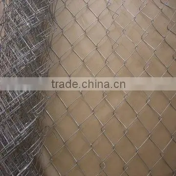 galvanized and PVC coated coated chain link fence