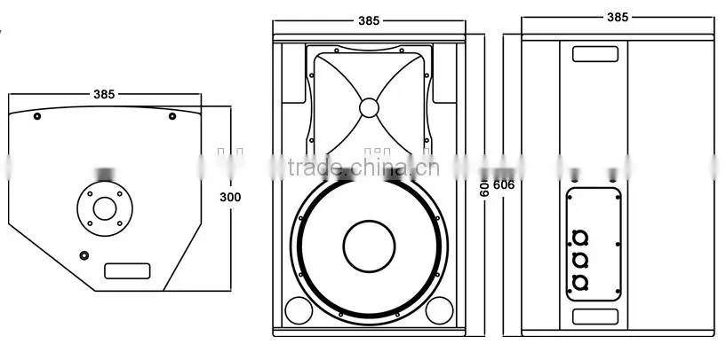 RF22TT+ 12" pro loudspeaker, dj speaker, spl speaker
