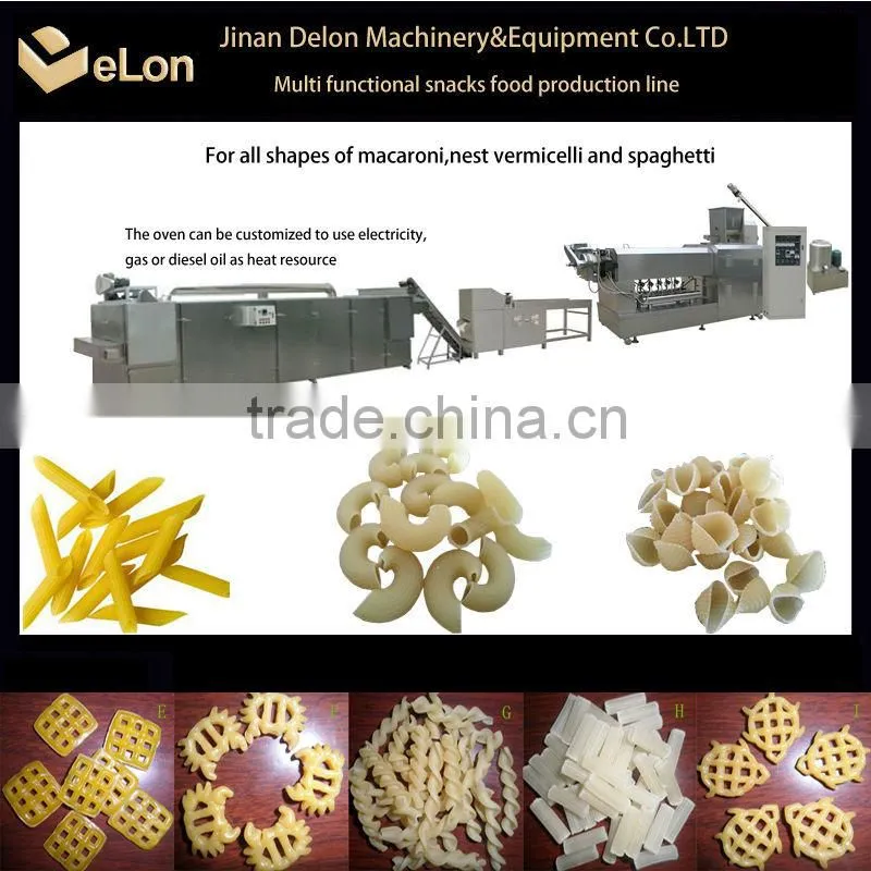 muiti-functional high quality macaroni/pasta making machine