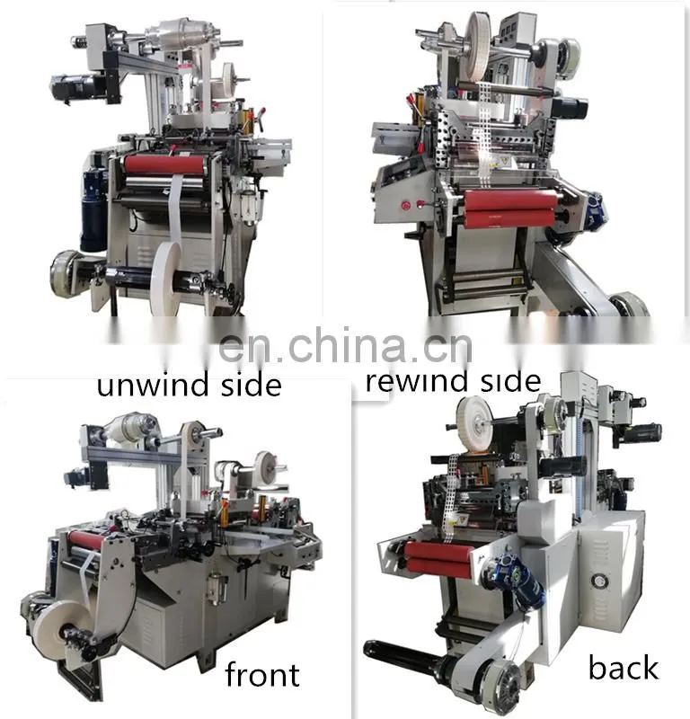 320 Roll Label hot stamping Laminating Die Cutting Slitting and Rewinding Machine