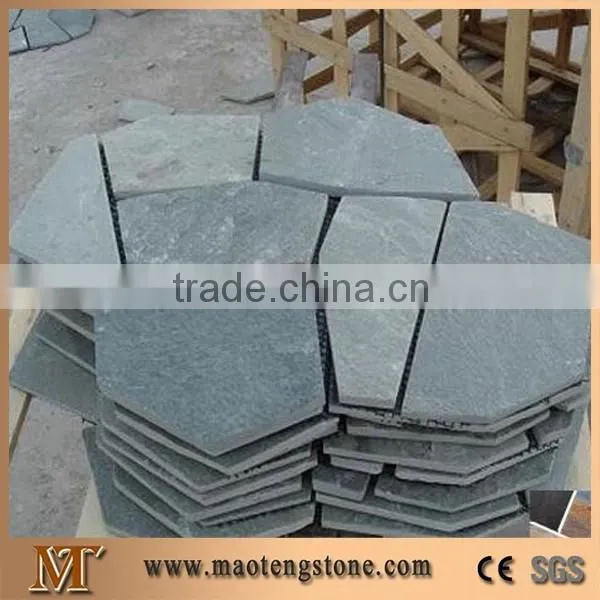 Natural Stone Granite Irregular Shape Flooring Design Stacked Ledge Stone