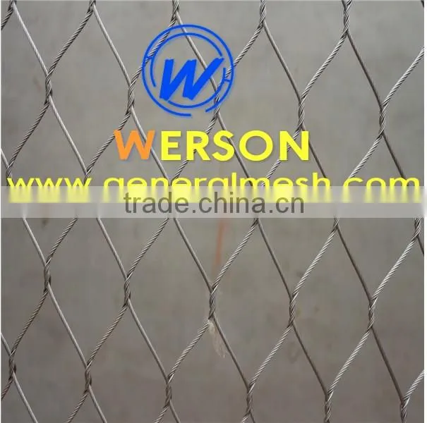 STAINLESS STEEL WEBNET for Zoo Enclosures, Tensile Structure | generalmesh