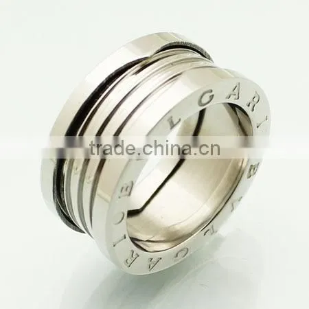 stainless steel finger ring stainless steel interchangeable ring