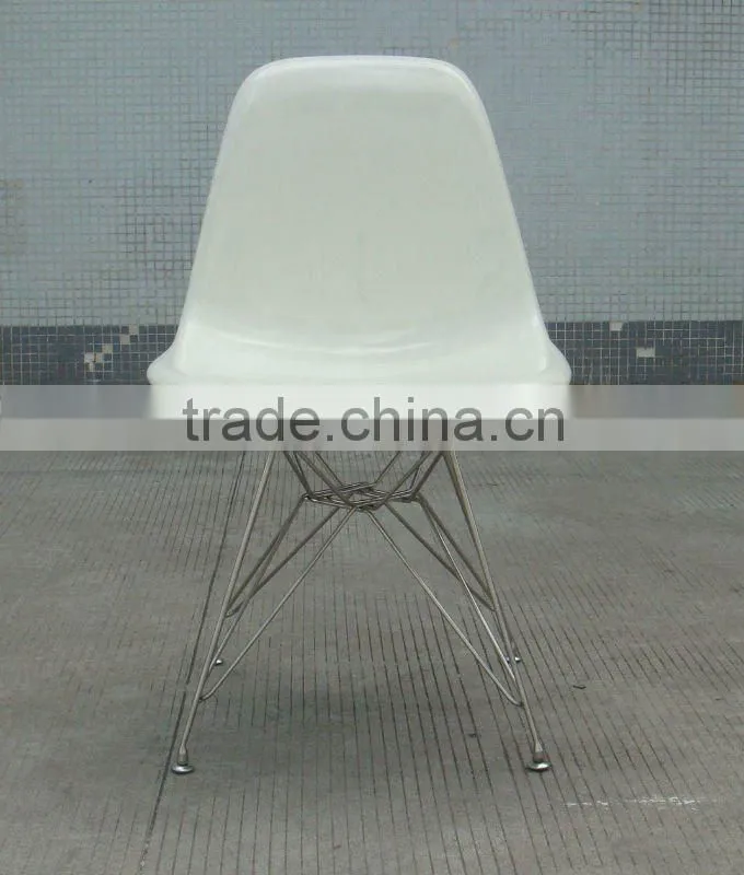 reception chair with stainless steel chair leg