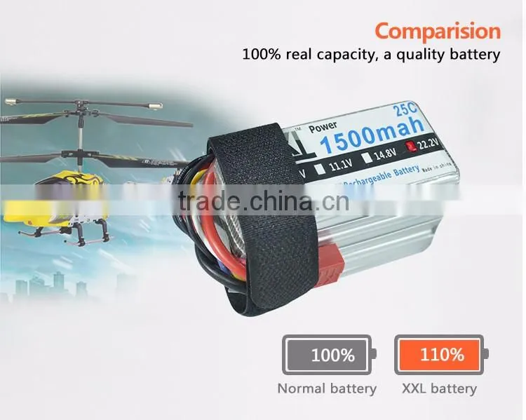 XXL 25C 6S 1500mAh 22.2V lipo battery batteria akku packs accumulators rc helicopters Toys & Hobbies