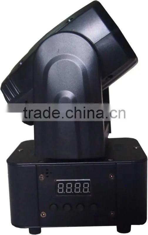 Disco Mini moving head beam light 10W cool white Led Pan:540 degree Tilt:270 degree Power:40W
