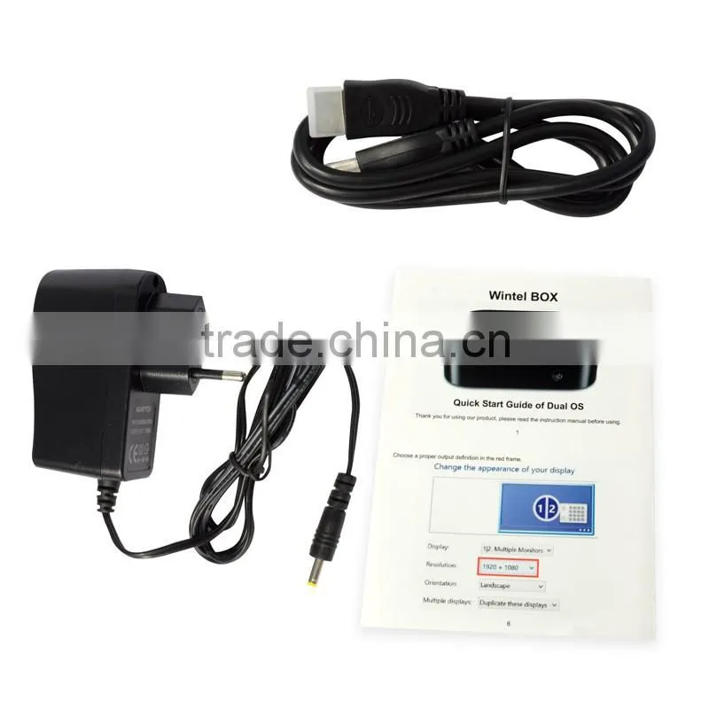 Window10 Wintel CX-W8 Pro Mini PC Box Z8300 Chip smart Portal MINI Computer RAM 2G DDR3 ROM 32GB Flash