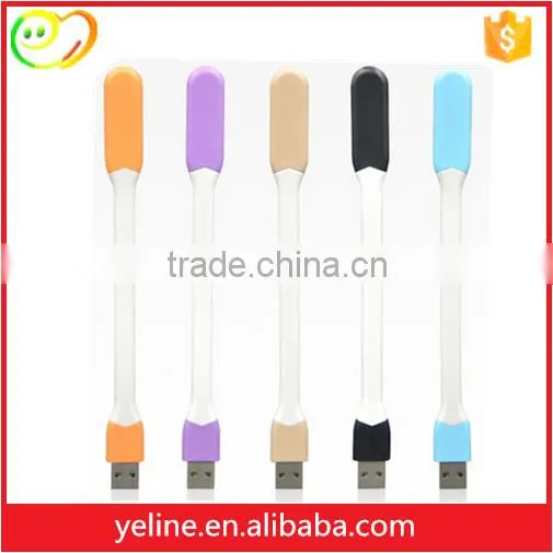 Mini flexible sinicone soft LED light with micro usb 2.0