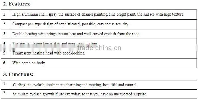 Beauty equipment alibaba express mini eyelash extension curler