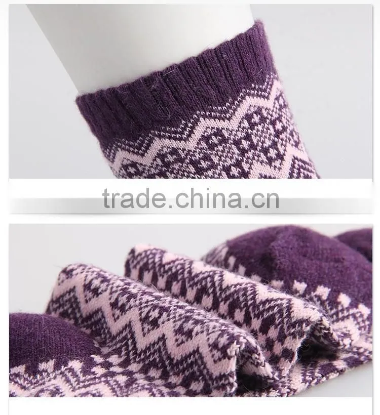 Women's Thicken Socks 5 pairs/lot New Winter Thermal Cashmere Socks Women Warm Rabbit Wool Socks