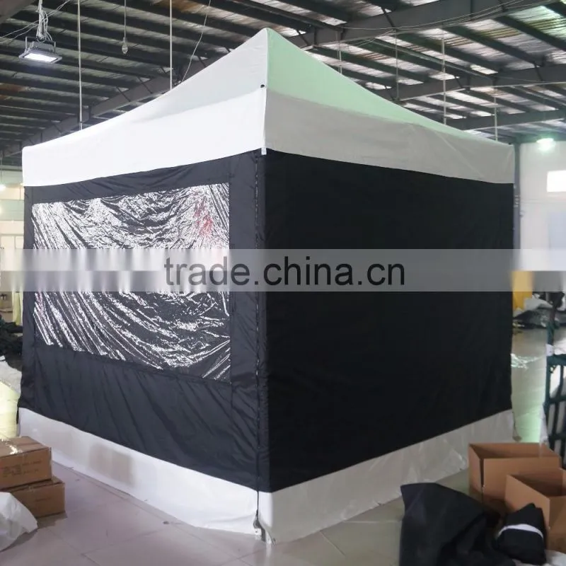 3m x3m small hexagon folding tents with window and door walls