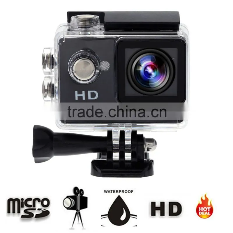 SPCA1521 Super Stock 720p Sports Action Cam Self Timer Head Camera
