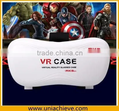 Hot Selling 3D VR case Real Virtual Headset with Virtual Reality 3D Glasses for Movies and Games