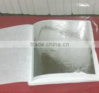 silvering gold silver leaf decorative aluminum foil silver leaf furniture (JSS-02)